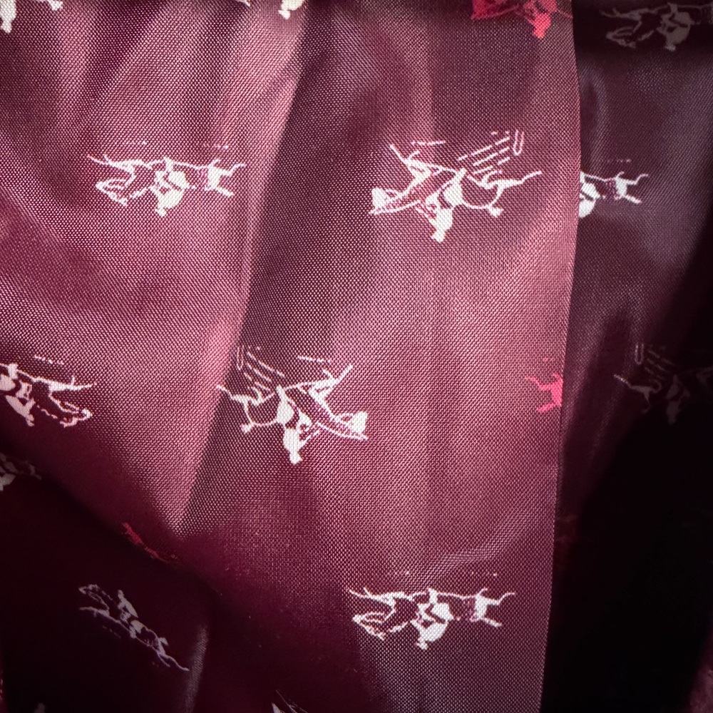 Talbots Raspberry Houndstooth Horseback Riding Blazer Jacket - Picture 4 of 5